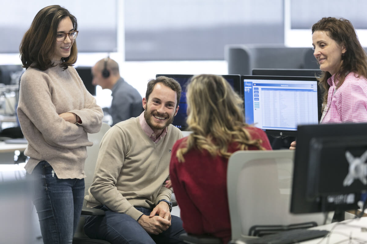 Un grupo de trabajadores de Repsol